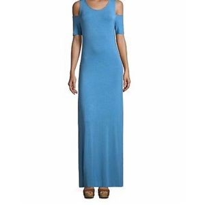 NWT Design History Regatta Blue Maxi Dress Sz S